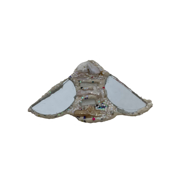'B' - PEARL WHITE BEE BROOCH, 2023