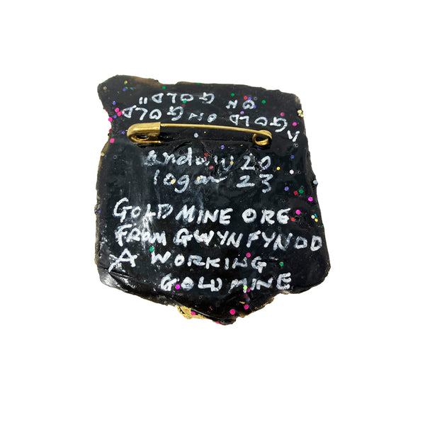 "GOLD ON GOLD ON GOLD" BROOCH, 2023