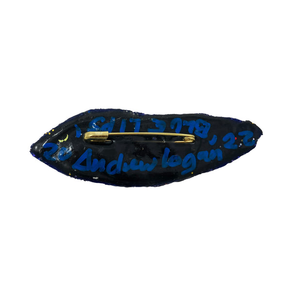 BLUE LIPS BROOCH, 2022