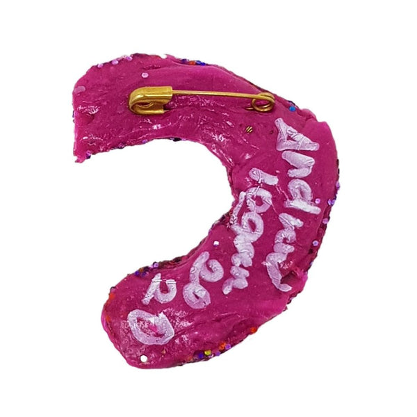 Andrew Logan Letter Brooch