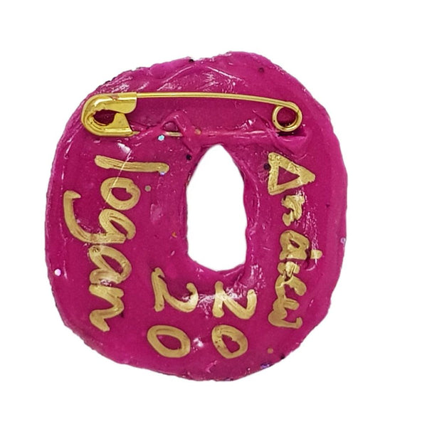 Andrew Logan Letter Brooch