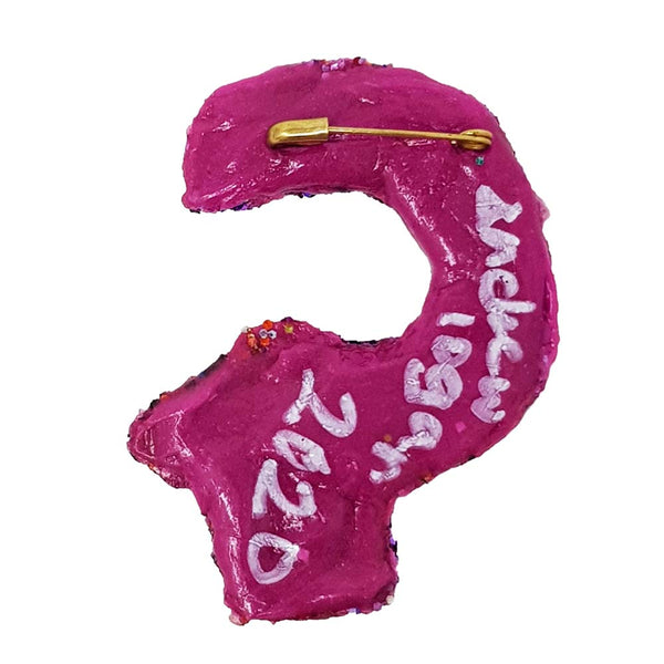 Andrew Logan Letter Brooch
