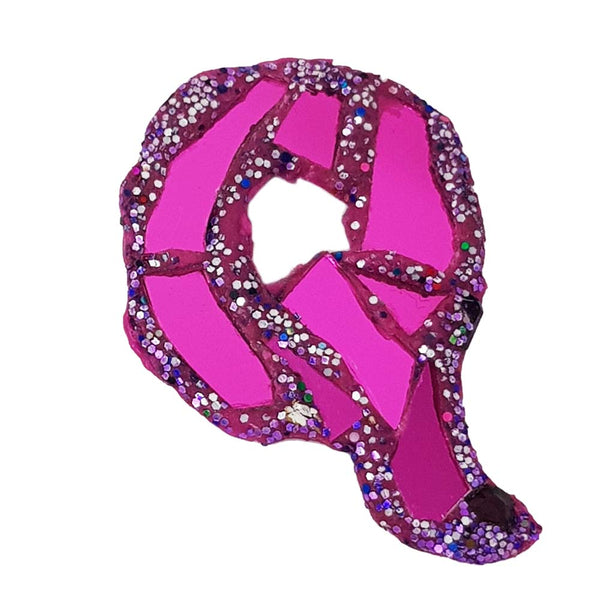 Andrew Logan Letter Brooch
