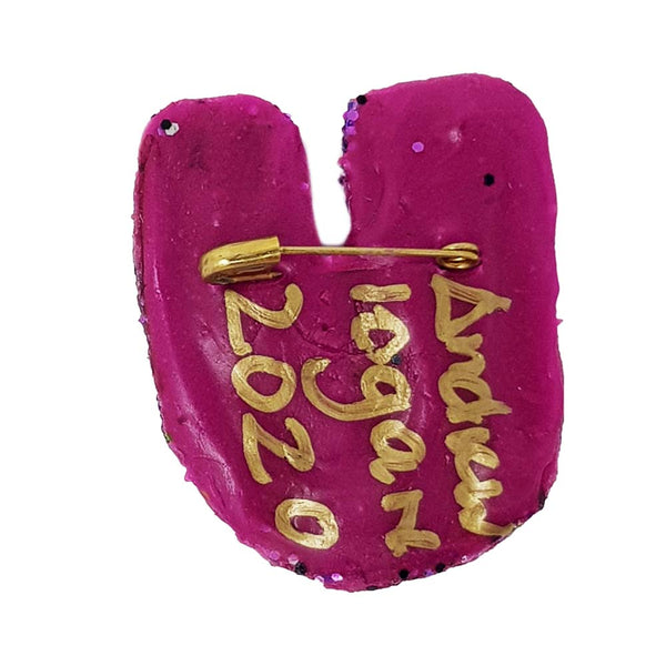 Andrew Logan Letter Brooch
