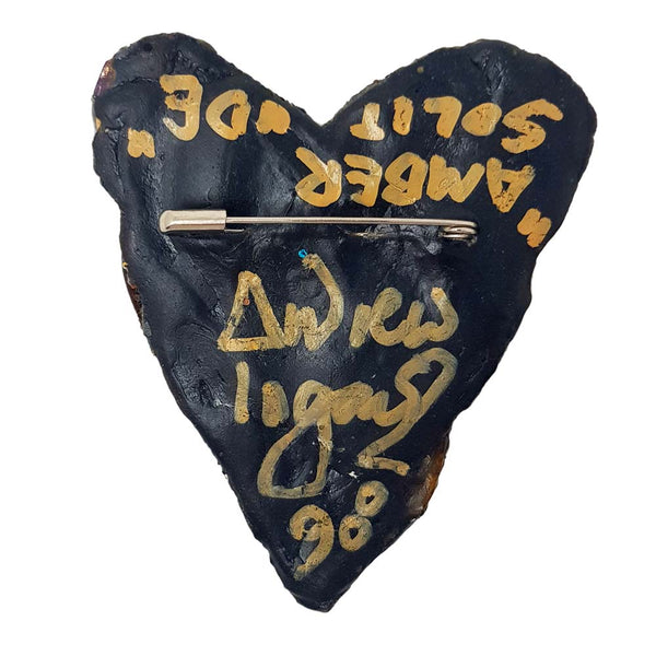 Andrew Logan Heart Brooch