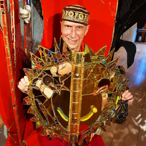 BOOK SCULPTURE - GOLDEN SUN