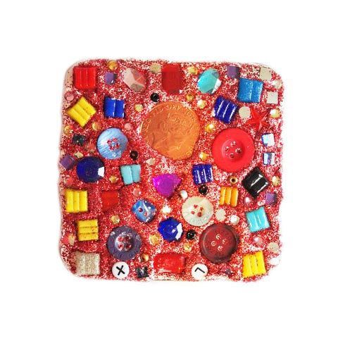ANDREW LOGAN COLOURFUL DESIGN FOR COASTER