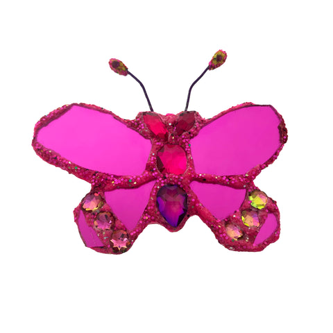 PINK BLUSH - THE POLLINATORS, BUTTERFLY BROOCH, 2023