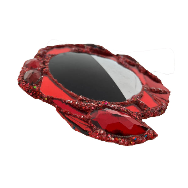 "HORIZON" - RED / BLACK BROOCH, 2024