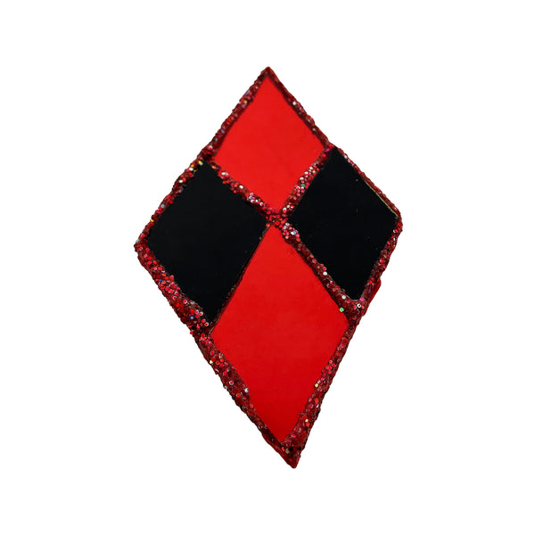 "SPECTRE" - RED / BLACK DIAMOND BROOCH, 2024