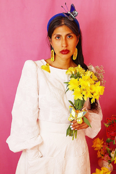 LOVELY LEMON - YELLOW BUTTERFLY BROOCH, 2019