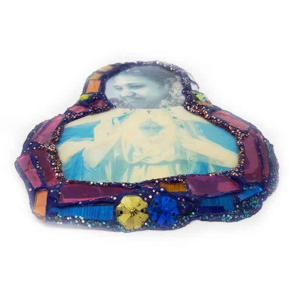 HOLOGRAPHIC BROOCH - HEART HEROINE, 2010