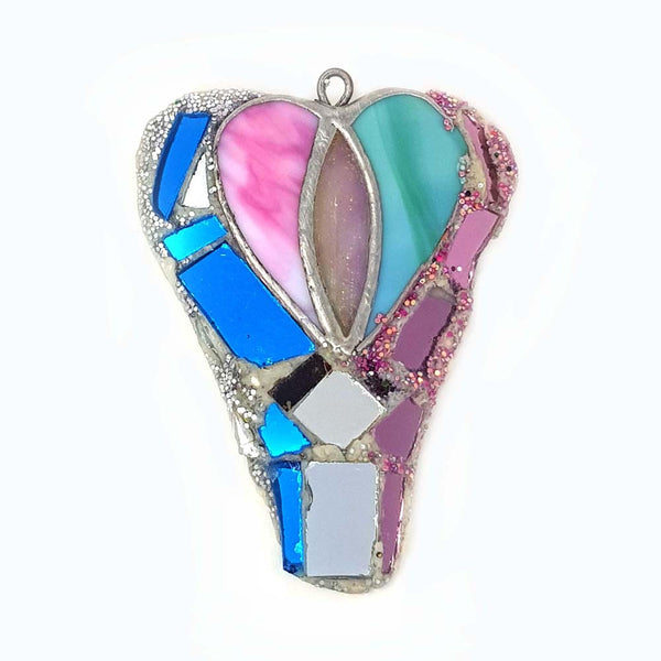 GIFT ALMOS - MARBLED GLASS HEART, 2019